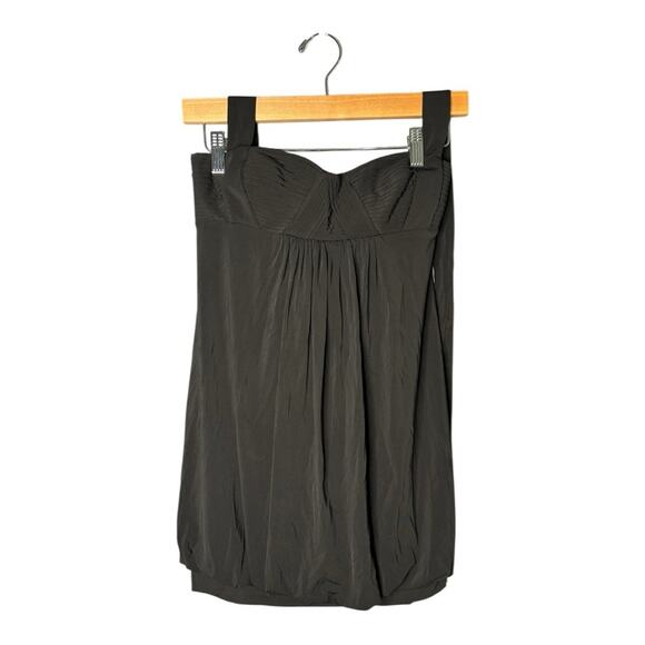 BCBG MaxAzria Black Halter Bubble Dress Sweetheart Neckline Size XS - Picture 1 of 6